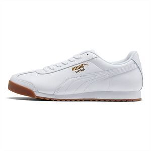Puma Roma Classic Gum 366408-01 Sneaker Men's White Gold Trainers Shoes TF5755